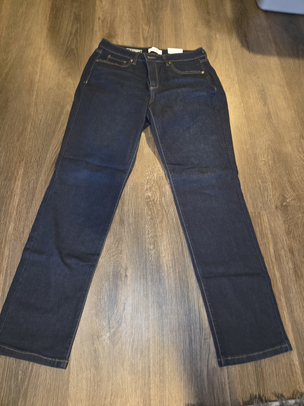NWT Sonoma Dark Blue Straight-Leg Women's Jeans